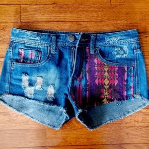 Vintage Havana Aztec Shorts - M